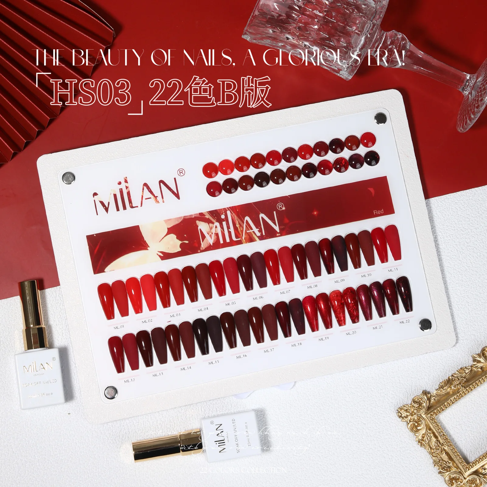 Eleanos Rose Red gel Polishing 22PCS Mixed Clearcoat Durable Magenta UV LED Soaking Popular Whitening Primer Nail Enhancement
Eleanos Rose Red gel Polishing 22PCS Mixed Clearcoat Durable Magenta UV LED Soaking Popular Whitening Primer Nail Enhancement