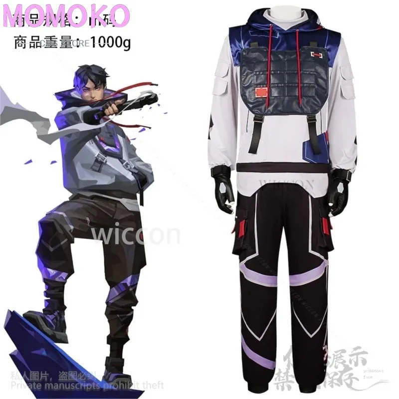 zizi 2025 Anime Game Valorant Cosplay ISO Costume Punk Handsome Jacket Coat Hoodies Pants Black Wigs Cutecore Props Halloween Cu
zizi 2025 Anime Game Valorant Cosplay ISO Costume Punk Handsome Jacket Coat Hoodies Pants Black Wigs Cutecore Props Halloween Cu