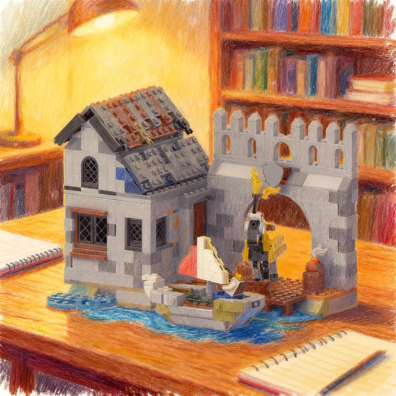 624pcs MOC Castle Medieval Seaside Port Model Building Blocks Construction DIY Creative Toy Idea Education Christmas Gift Brick
624pcs MOC Castle Medieval Seaside Port Model Building Blocks Construction DIY Creative Toy Idea Education Christmas Gift Brick