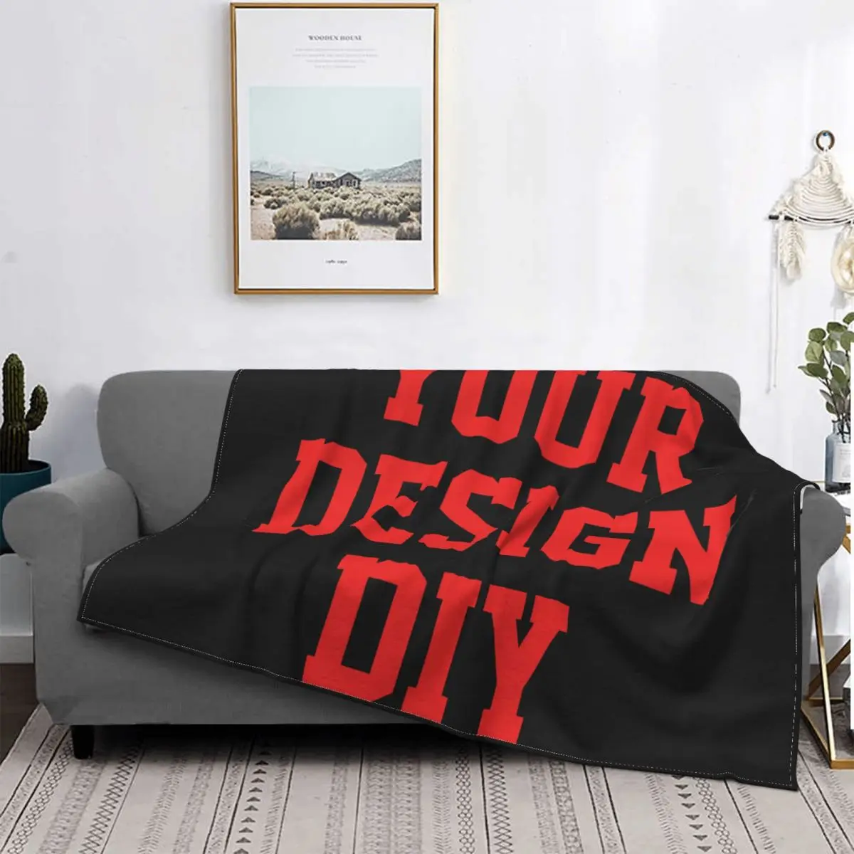 YOUR Design Customized DIY Flannel Blanket Customizable Funny Throw Blanket for Home 150*125cm Bedspreads
YOUR Design Customized DIY Flannel Blanket Customizable Funny Throw Blanket for Home 150*125cm Bedspreads