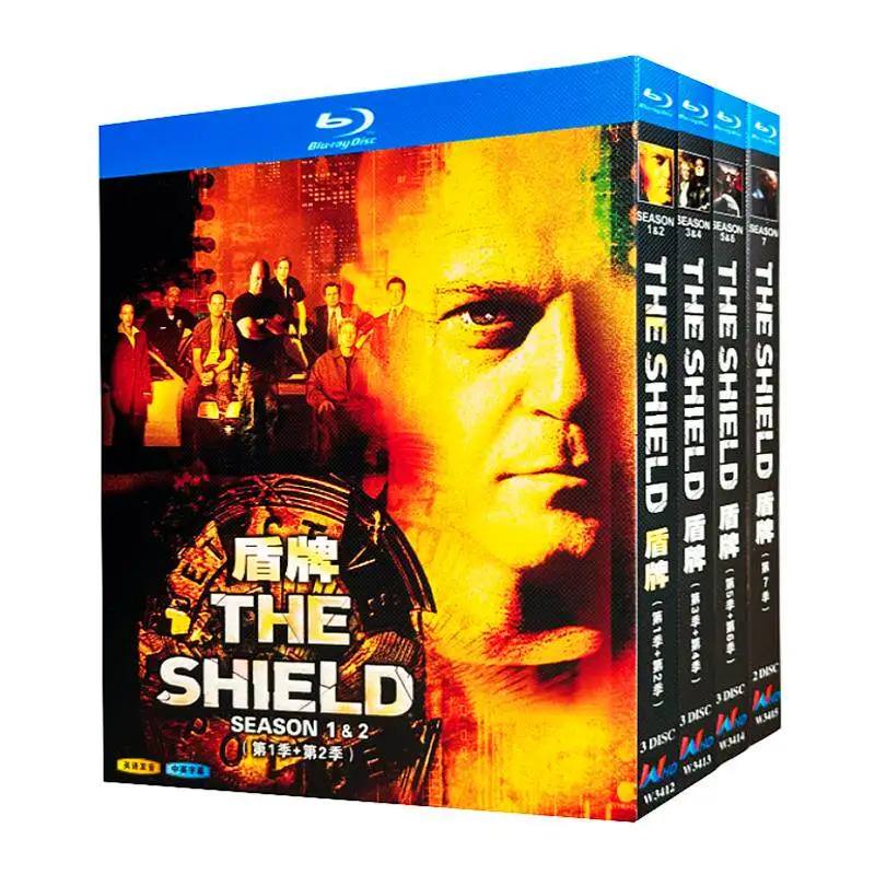 Blu-ray Ultra HD US TV Series The Shield Seasons 1–7 Box Set with English and Traditional Chinese Subtitles
Blu-ray Ultra HD US TV Series The Shield Seasons 1–7 Box Set with English and Traditional Chinese Subtitles