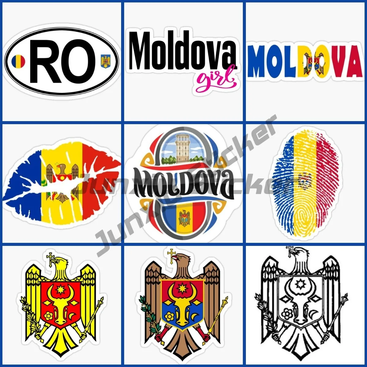 MD Moldova National Emblem Vinyl Waterproof Car Sticker Motorcycle Off Road Race Laptop Computer Helmet Luggage Decoration
MD Moldova National Emblem Vinyl Waterproof Car Sticker Motorcycle Off Road Race Laptop Computer Helmet Luggage Decoration
