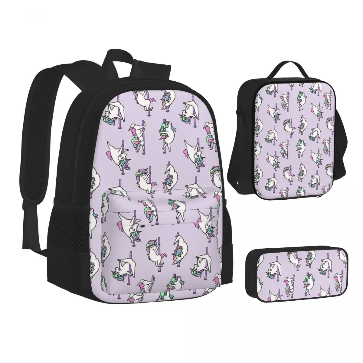 Unicorn Pole Dancing Club Backpacks Students Bookbag School Bags Kids Rucksack Lunch Bag Pen Bag Three-Piece Set
Unicorn Pole Dancing Club Backpacks Students Bookbag School Bags Kids Rucksack Lunch Bag Pen Bag Three-Piece Set