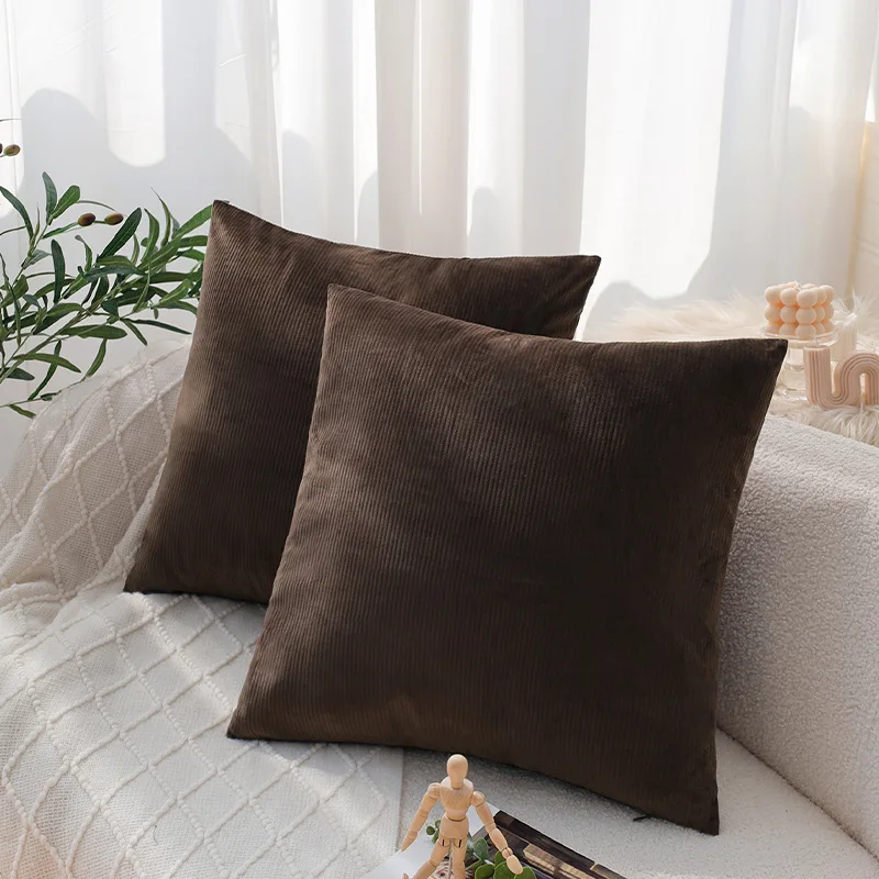 2pcs Fine Straight Stripes Pillow Cover Living Room Sofa Cushion Cover Back Solid Color Cushion Covers Home Soft Furnishings
2pcs Fine Straight Stripes Pillow Cover Living Room Sofa Cushion Cover Back Solid Color Cushion Covers Home Soft Furnishings