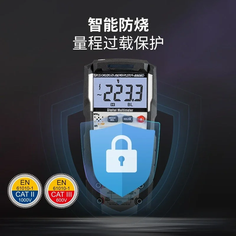 Multimeter High Precision Full Scale Protection AC/DC Voltage Ammeter DT-660B/663H
Multimeter High Precision Full Scale Protection AC/DC Voltage Ammeter DT-660B/663H
