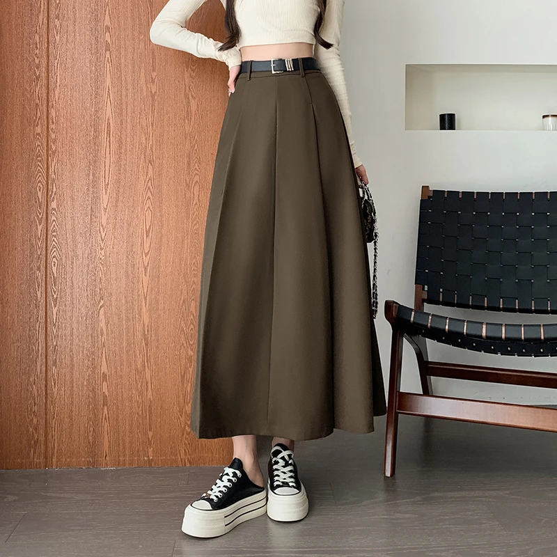 2024 Spring Summer New High Waist A-line Pleated Long Skirts Korean Office Lady Fashion Midi Skirt Woman Casual Suit Skirts
2024 Spring Summer New High Waist A-line Pleated Long Skirts Korean Office Lady Fashion Midi Skirt Woman Casual Suit Skirts