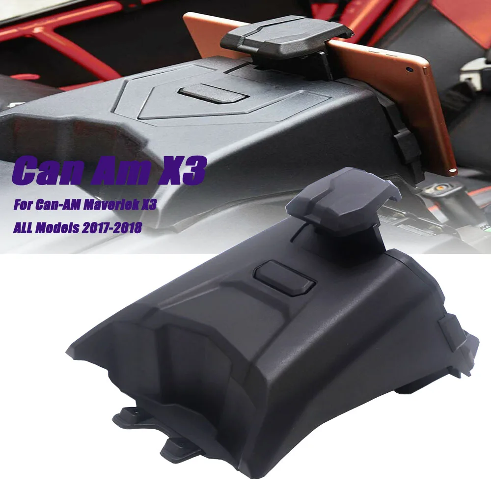 For 2017 2018 Can Am Maverick X3 Models Black Electronic Device Holder With Integrated Storage
For 2017 2018 Can Am Maverick X3 Models Black Electronic Device Holder With Integrated Storage