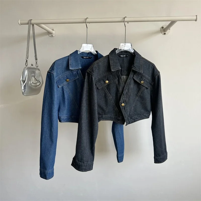 Denim Short Jacket for External Wear 2025 Spring and Autumn New Style Loose fit Small Stature Tall Denim top Internet Famous WLF
Denim Short Jacket for External Wear 2025 Spring and Autumn New Style Loose fit Small Stature Tall Denim top Internet Famous WLF
