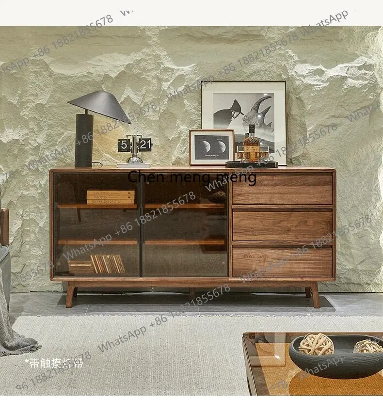 New Chinese solid wood dining edge, living room storage retro style storage, simple entrance cabinet
New Chinese solid wood dining edge, living room storage retro style storage, simple entrance cabinet