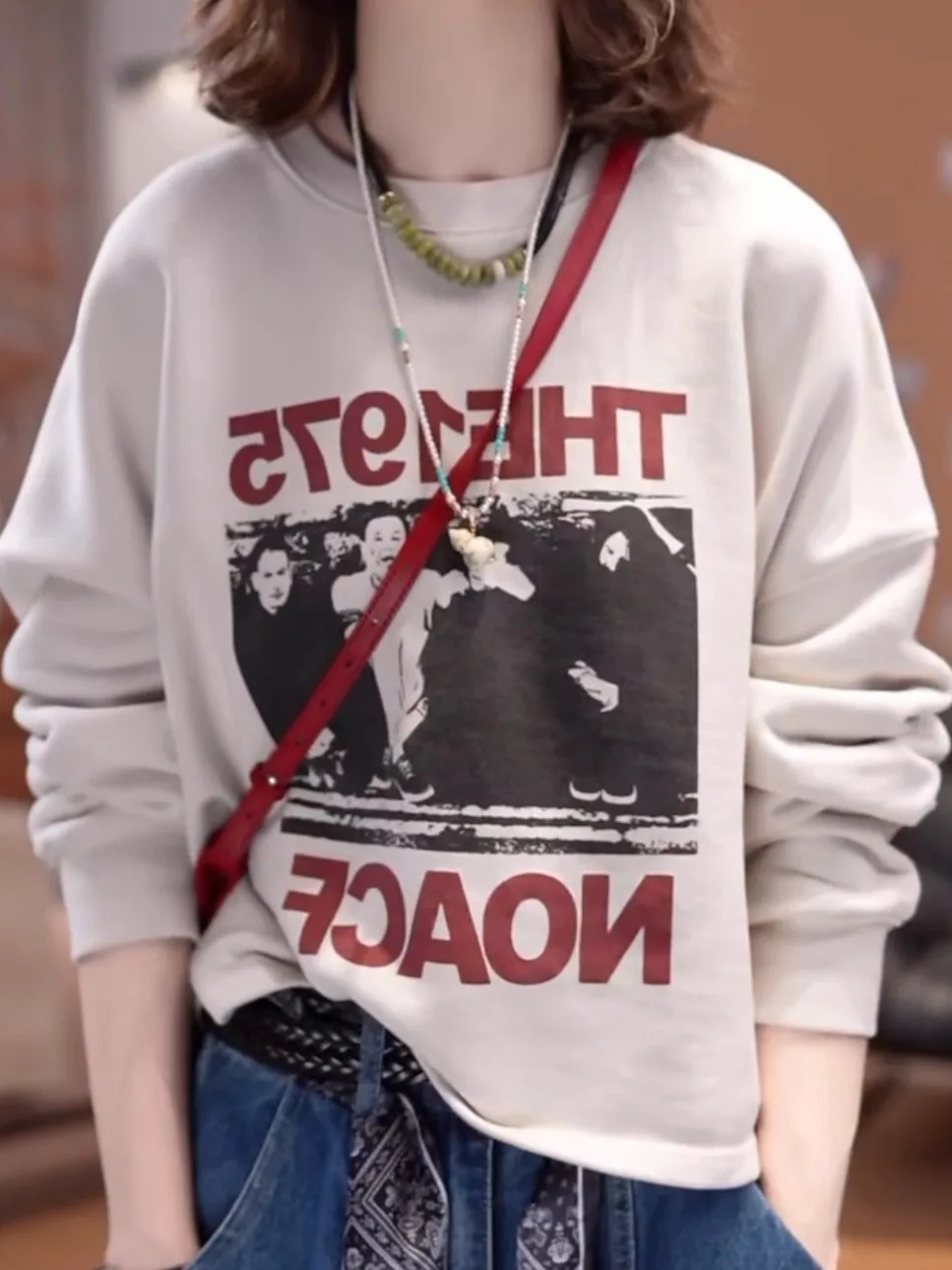 Свободная женская толстовка с капюшоном Long Sve round Ne, повседневный топ больших размеров, модная удобная уличная одежда с принтом, осенняя мода
Свободная женская толстовка с капюшоном Long Sve round Ne, повседневный топ больших размеров, модная удобная уличная одежда с принтом, осенняя мода