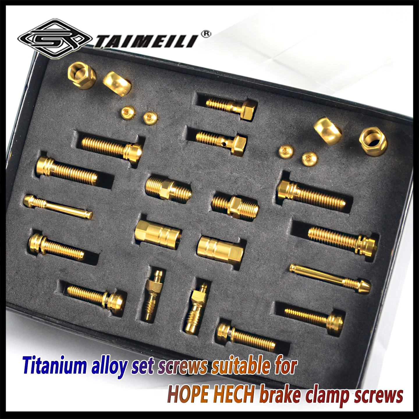 TAIMEILI Titanium alloy screws suitable for Hope HECH brake clamp screws /26pcs
TAIMEILI Titanium alloy screws suitable for Hope HECH brake clamp screws /26pcs
