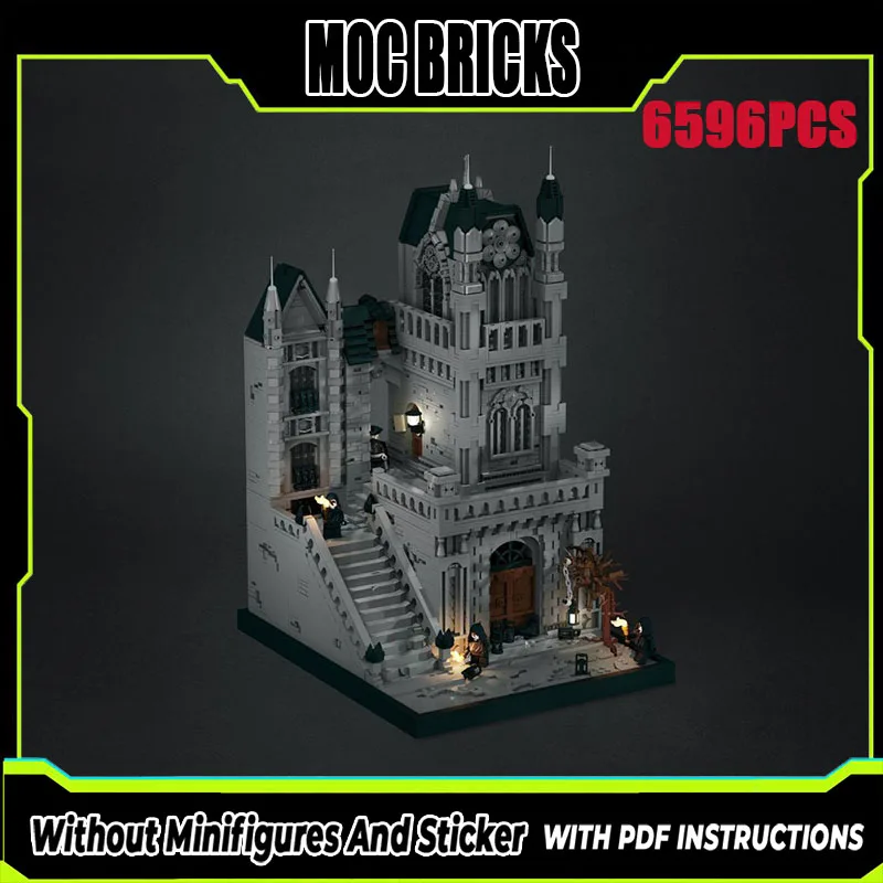 Новые строительные блоки MOC, модель архитектуры, готический город Yanan Street, модульные строительные блоки, детская игрушка в подарок, набор для сборки «сделай сам»
Новые строительные блоки MOC, модель архитектуры, готический город Yanan Street, модульные строительные блоки, детская игрушка в подарок, набор для сборки «сделай сам»