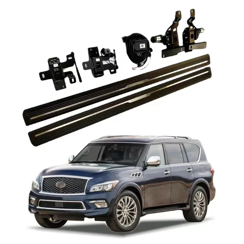 Электрические автоматические подножки, боковая ступенька для INFINITI QX80 2013-2022, педали, высококачественные автоаксессуары
Электрические автоматические подножки, боковая ступенька для INFINITI QX80 2013-2022, педали, высококачественные автоаксессуары