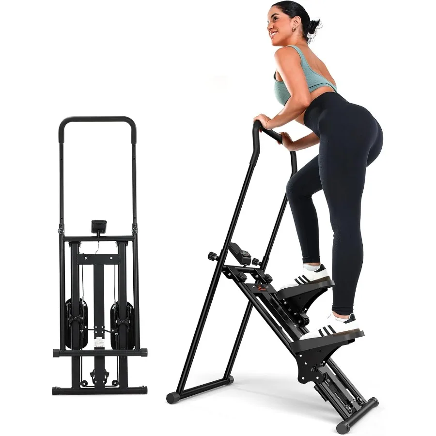 Складной степпер для домашнего спортзала с регулируемым сопротивлением, алюминиевая рама, черный вертикальный тренажер с ручкой и удлиненной платформой
Складной степпер для домашнего спортзала с регулируемым сопротивлением, алюминиевая рама, черный вертикальный тренажер с ручкой и удлиненной платформой