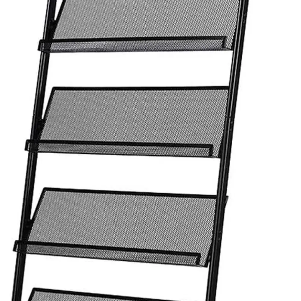 Mobile Literature Display Rack, Magazine Rack for Offices, Stores or Retail, 58"H (Black Steel)
Mobile Literature Display Rack, Magazine Rack for Offices, Stores or Retail, 58"H (Black Steel)