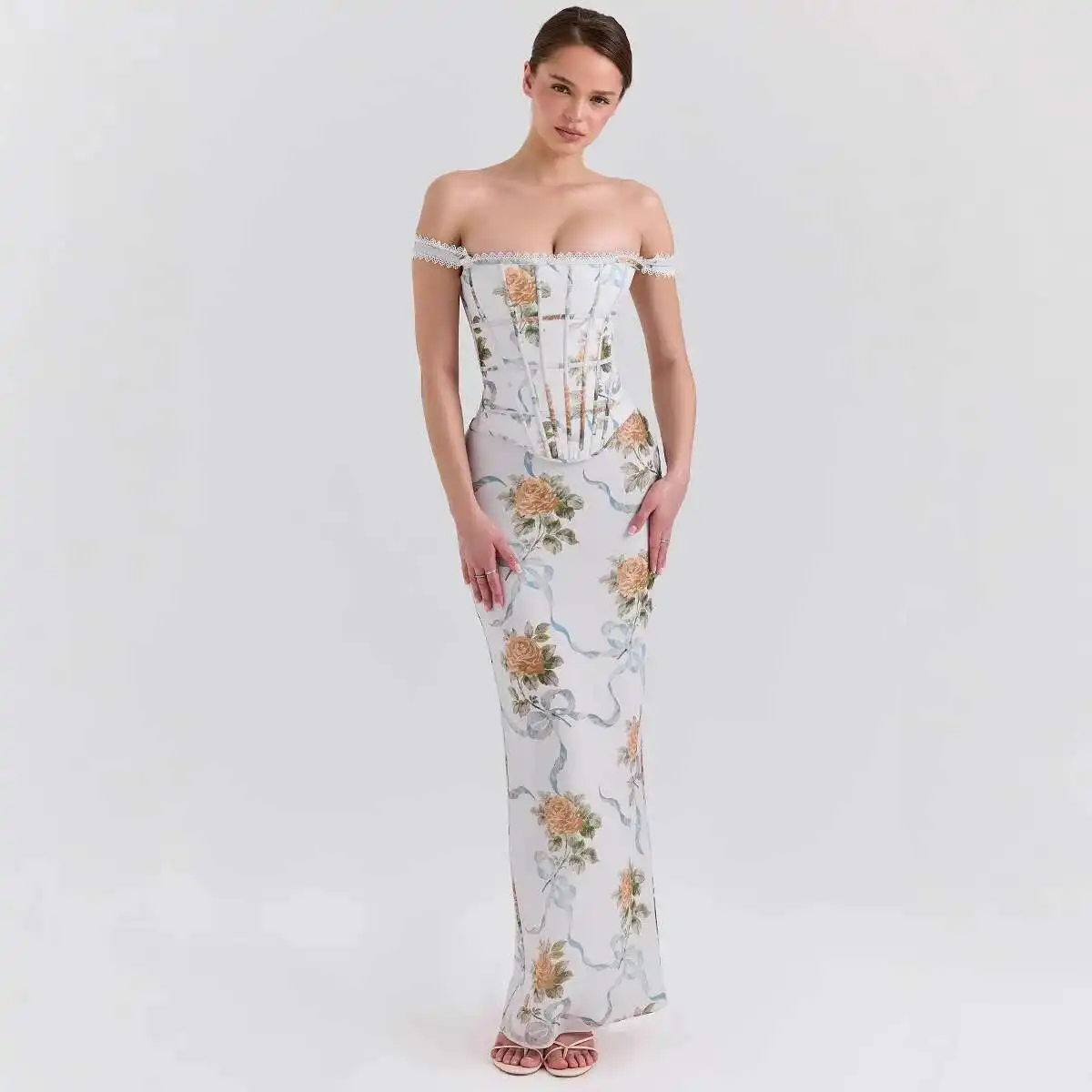 Sexy Fashion Vintage Floral Print 2 Piece Set Women 2025 Summer Bandage Lace Up Hollow Top Long Skirt Dress Set Two Piece Set
Sexy Fashion Vintage Floral Print 2 Piece Set Women 2025 Summer Bandage Lace Up Hollow Top Long Skirt Dress Set Two Piece Set