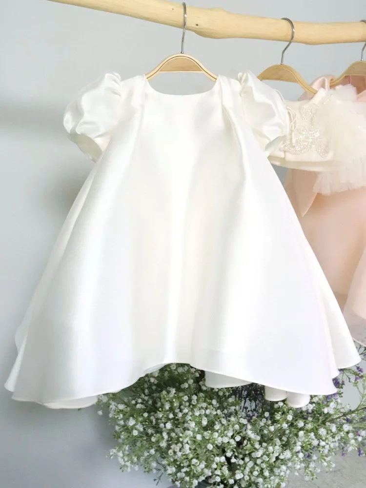 2026 Korean Satin A-line Princess Costume Flower Girl Dress Children First Communion Dress Ball Gown Wedding Party Birthday Show
2026 Korean Satin A-line Princess Costume Flower Girl Dress Children First Communion Dress Ball Gown Wedding Party Birthday Show
