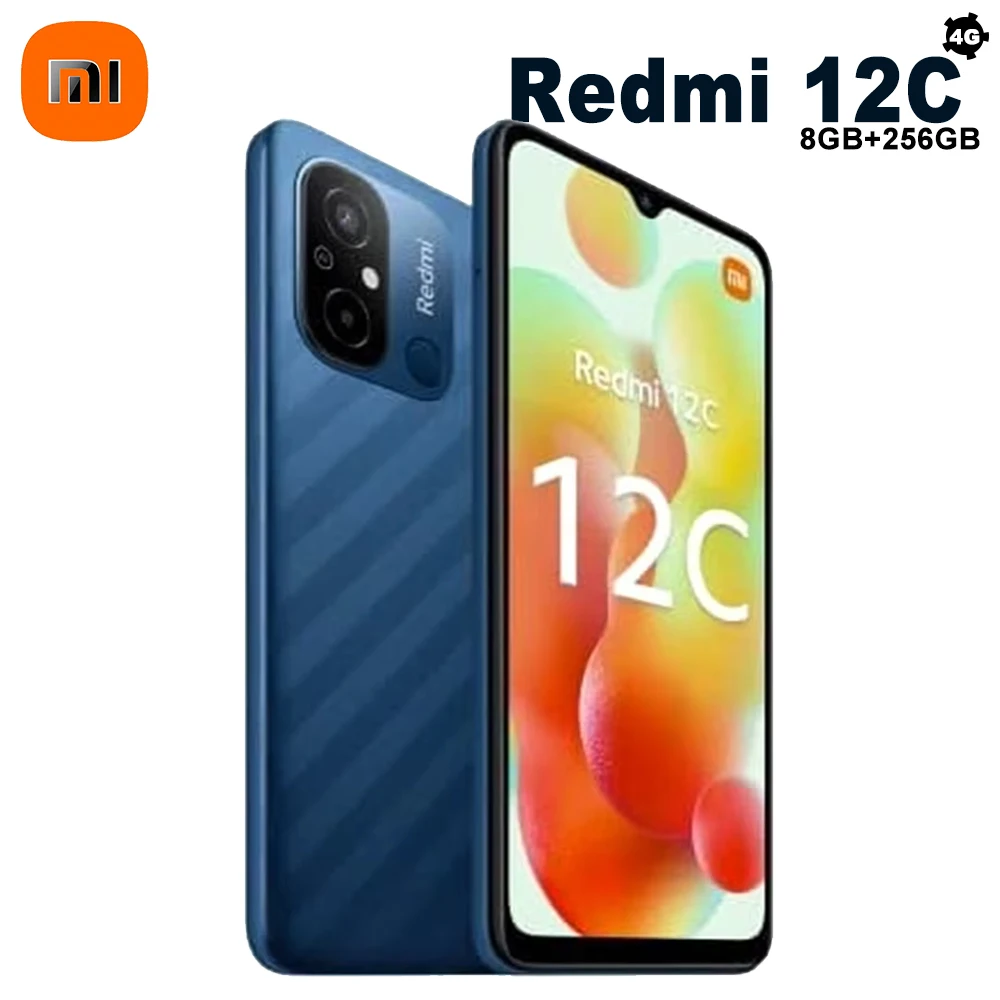 Xiaomi Redmi 12C high-capacity battery 5000mAh processor Helio G85 octa-core 50mp6.71"4g mobile phone global 8GB RAM/256GB ROM
Xiaomi Redmi 12C high-capacity battery 5000mAh processor Helio G85 octa-core 50mp6.71"4g mobile phone global 8GB RAM/256GB ROM