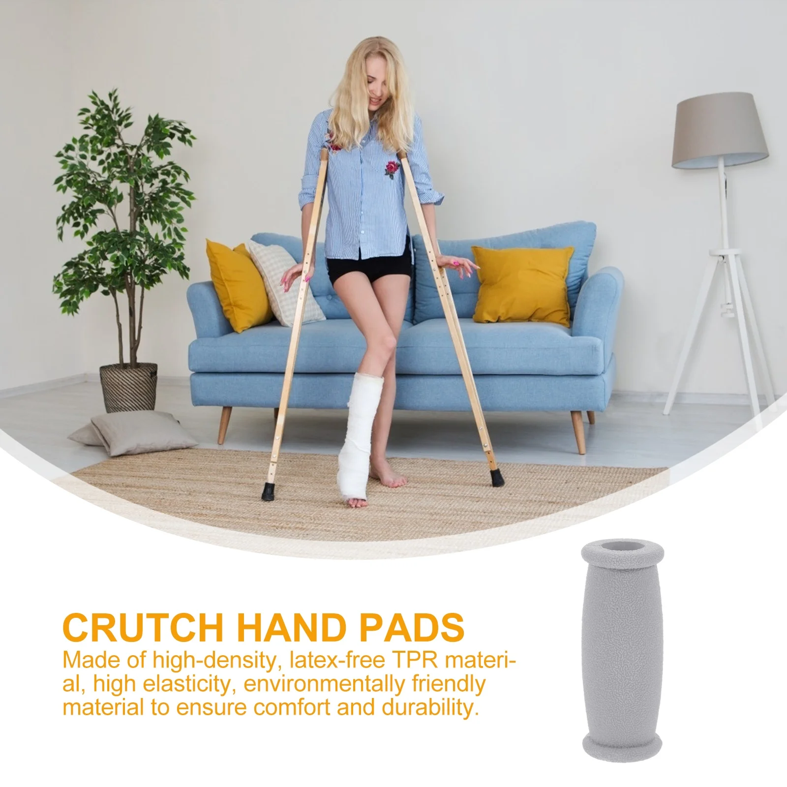 10 шт., резиновые ручки высокой плотности, Tpr, подушечки для костылей для стандартных алюминиевых костылей, нескользящие запасные части для подмышек
10 шт., резиновые ручки высокой плотности, Tpr, подушечки для костылей для стандартных алюминиевых костылей, нескользящие запасные части для подмышек