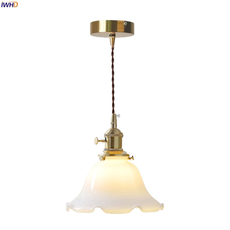 IWHD White Glass LED Hanging Lamp For Living Dining Room Table Light Kitchen Cafe 4W Copper Vintage Pendant Lighting Hanglamp
IWHD White Glass LED Hanging Lamp For Living Dining Room Table Light Kitchen Cafe 4W Copper Vintage Pendant Lighting Hanglamp