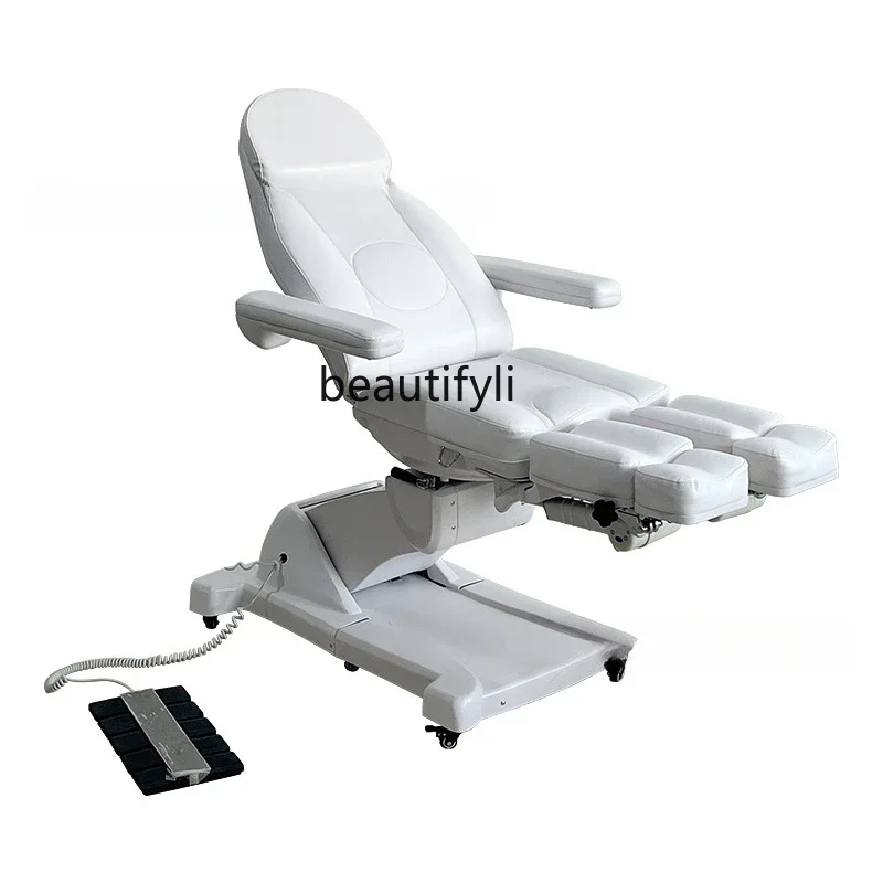 S Electric beauty bed Beauty salon Split-legged medical beauty Dental outpatient examination bed Rotatable pedicure chair
S Electric beauty bed Beauty salon Split-legged medical beauty Dental outpatient examination bed Rotatable pedicure chair