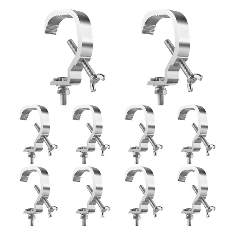 Truss C Clamp 1.18-2 Inch,10 Pack Stage Lights Truss Clamps,Fit For 30-50Mm OD Tube, Load 55LB C Clamp For DJ Lighting
Truss C Clamp 1.18-2 Inch,10 Pack Stage Lights Truss Clamps,Fit For 30-50Mm OD Tube, Load 55LB C Clamp For DJ Lighting