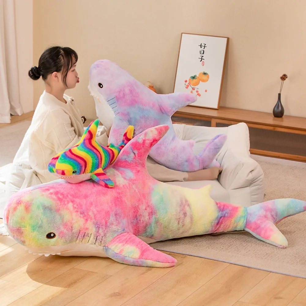 Home Decoration 30/45/60CM Shark Stuffed Birthday Gifts Soft Stuffed Animal Toys Cushion Doll Colorful Shark Plush Toy 
Home Decoration 30/45/60CM Shark Stuffed Birthday Gifts Soft Stuffed Animal Toys Cushion Doll Colorful Shark Plush Toy