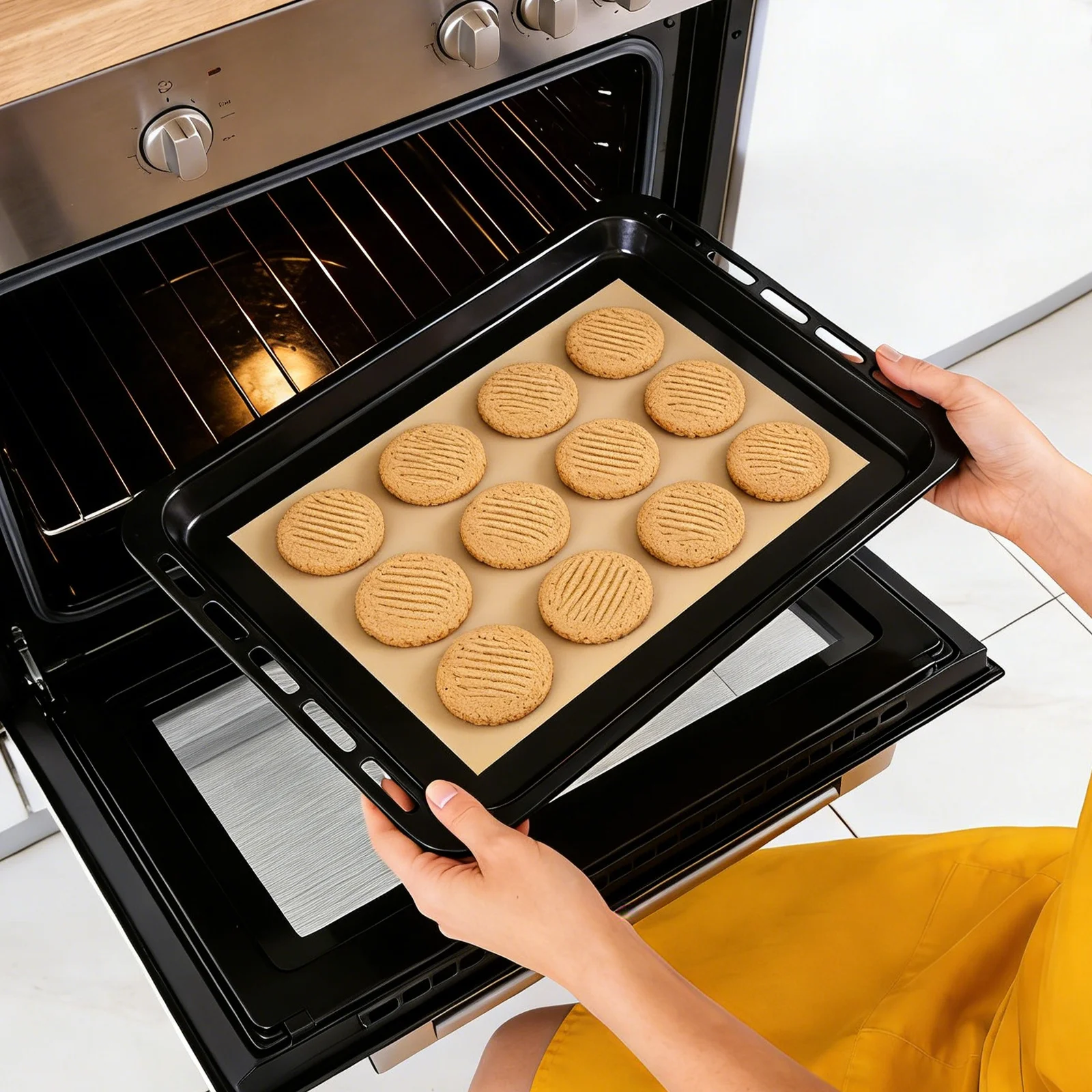 100Pcs Parchment Paper for Baking Non-Stick Baking Sheets Ideal for Cookies Cakes Bread Pizza Air Fryer Parchment Liners
100Pcs Parchment Paper for Baking Non-Stick Baking Sheets Ideal for Cookies Cakes Bread Pizza Air Fryer Parchment Liners