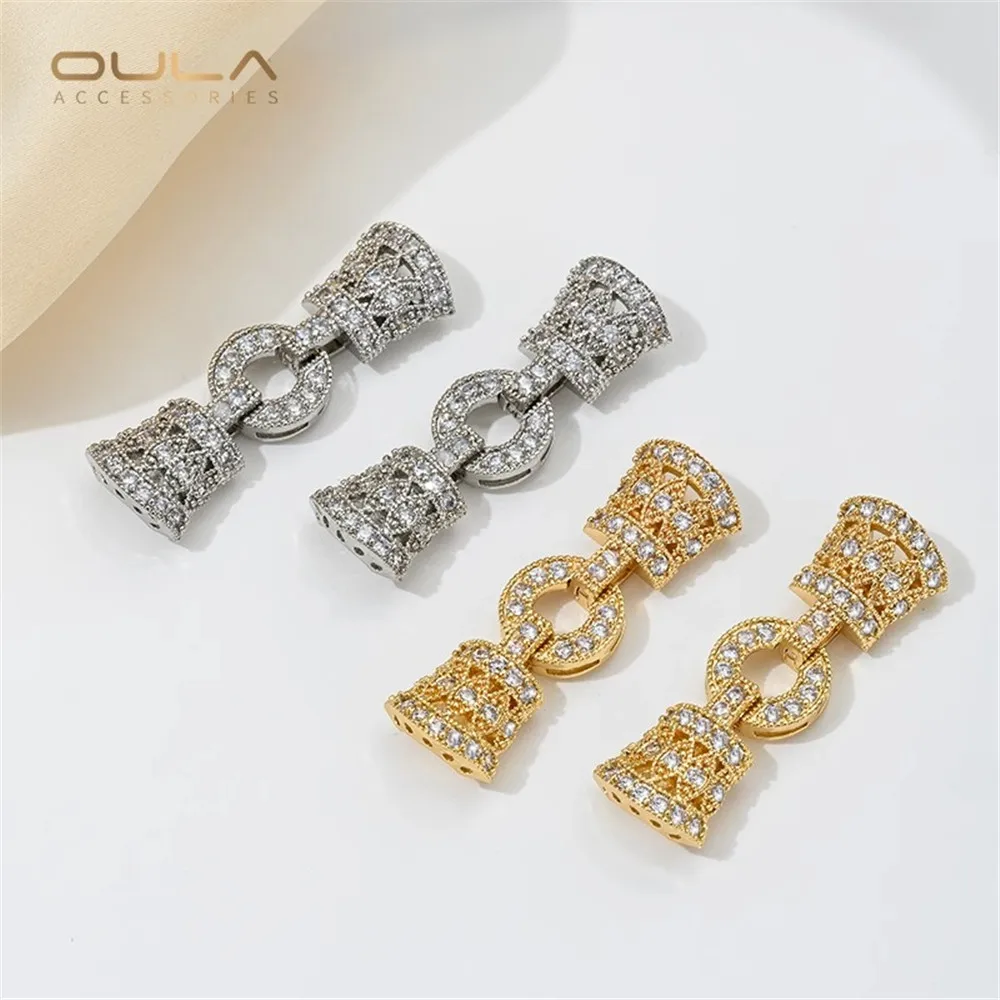 1pcs 14K Gold-plated Bow Single, Double and Multi-row Pearl Buckle Handmade Diy Hand Necklace Accessory Material
1pcs 14K Gold-plated Bow Single, Double and Multi-row Pearl Buckle Handmade Diy Hand Necklace Accessory Material