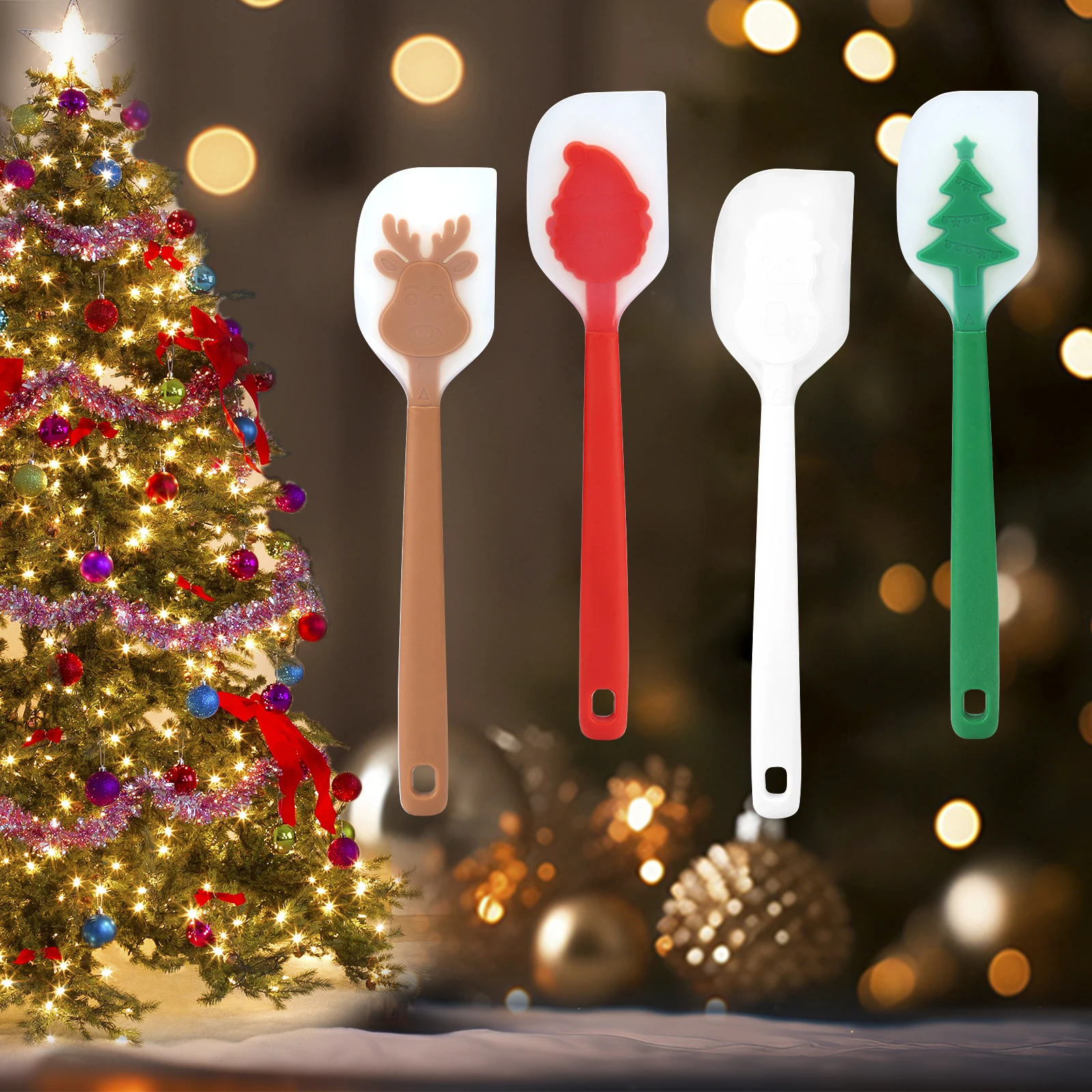 Christmas Kitchen Accessories Scrapers Custom Printed Air Fryer Liners Cake Spatula for Pastry
Christmas Kitchen Accessories Scrapers Custom Printed Air Fryer Liners Cake Spatula for Pastry