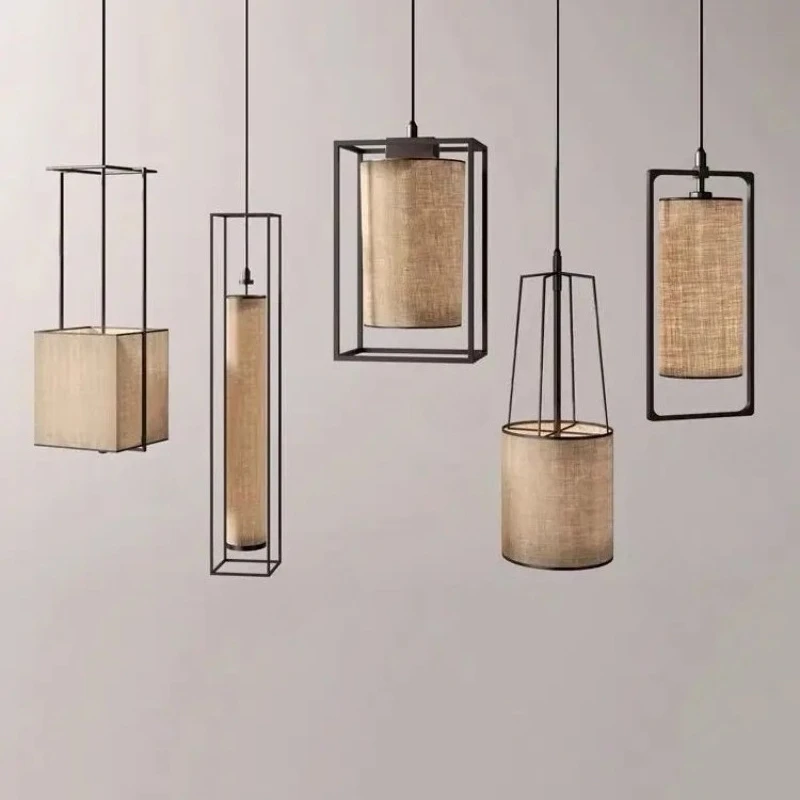 Japanese Pendant Light Zen Chandelier Private Room Bedroom Bedside Front Desk Restaurant Bar Combination Fabric Lamps
Japanese Pendant Light Zen Chandelier Private Room Bedroom Bedside Front Desk Restaurant Bar Combination Fabric Lamps