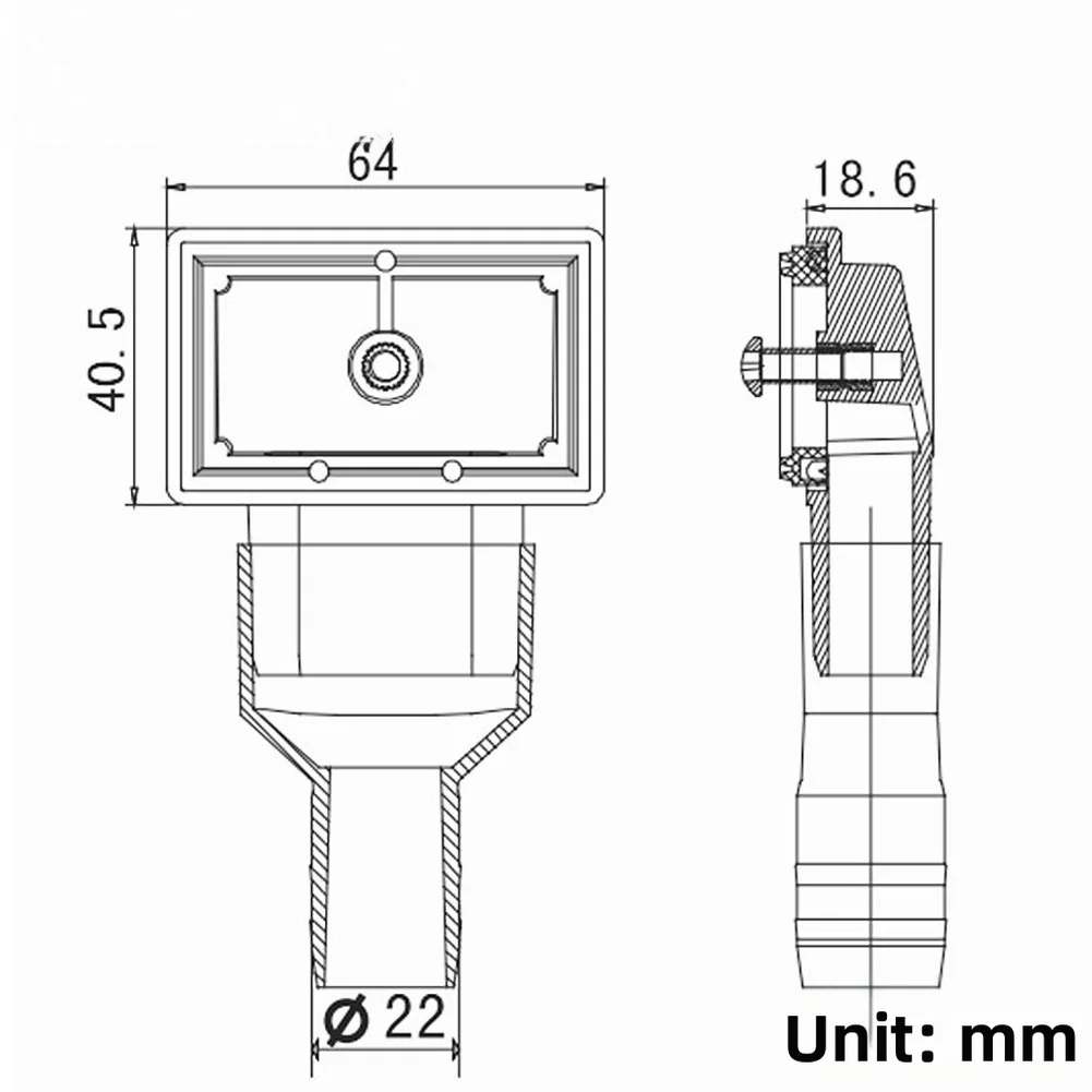 Overflow Pipe Fitting With A Soft Sealing Ring Kitchen Sink Side Square Overflow Head With 250mm Pipe Sink Pipe Accessory PP
Overflow Pipe Fitting With A Soft Sealing Ring Kitchen Sink Side Square Overflow Head With 250mm Pipe Sink Pipe Accessory PP