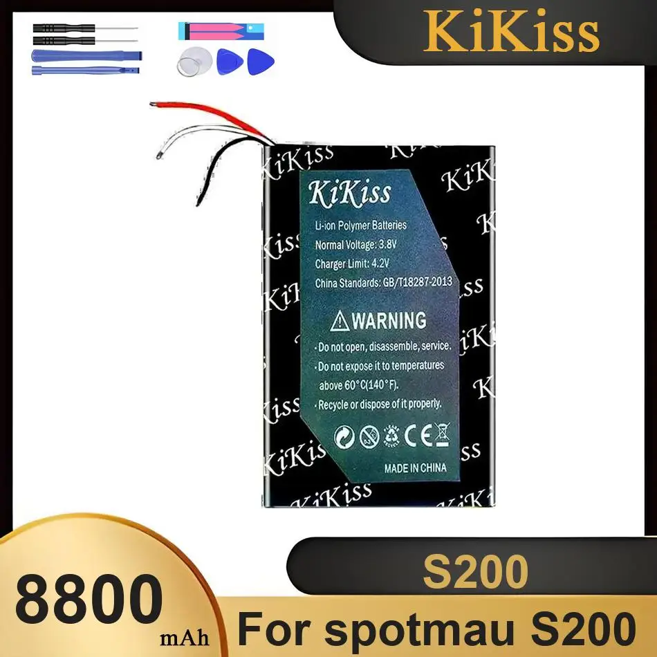 Аккумулятор S200 для Spotmau S200, новые батареи
Аккумулятор S200 для Spotmau S200, новые батареи