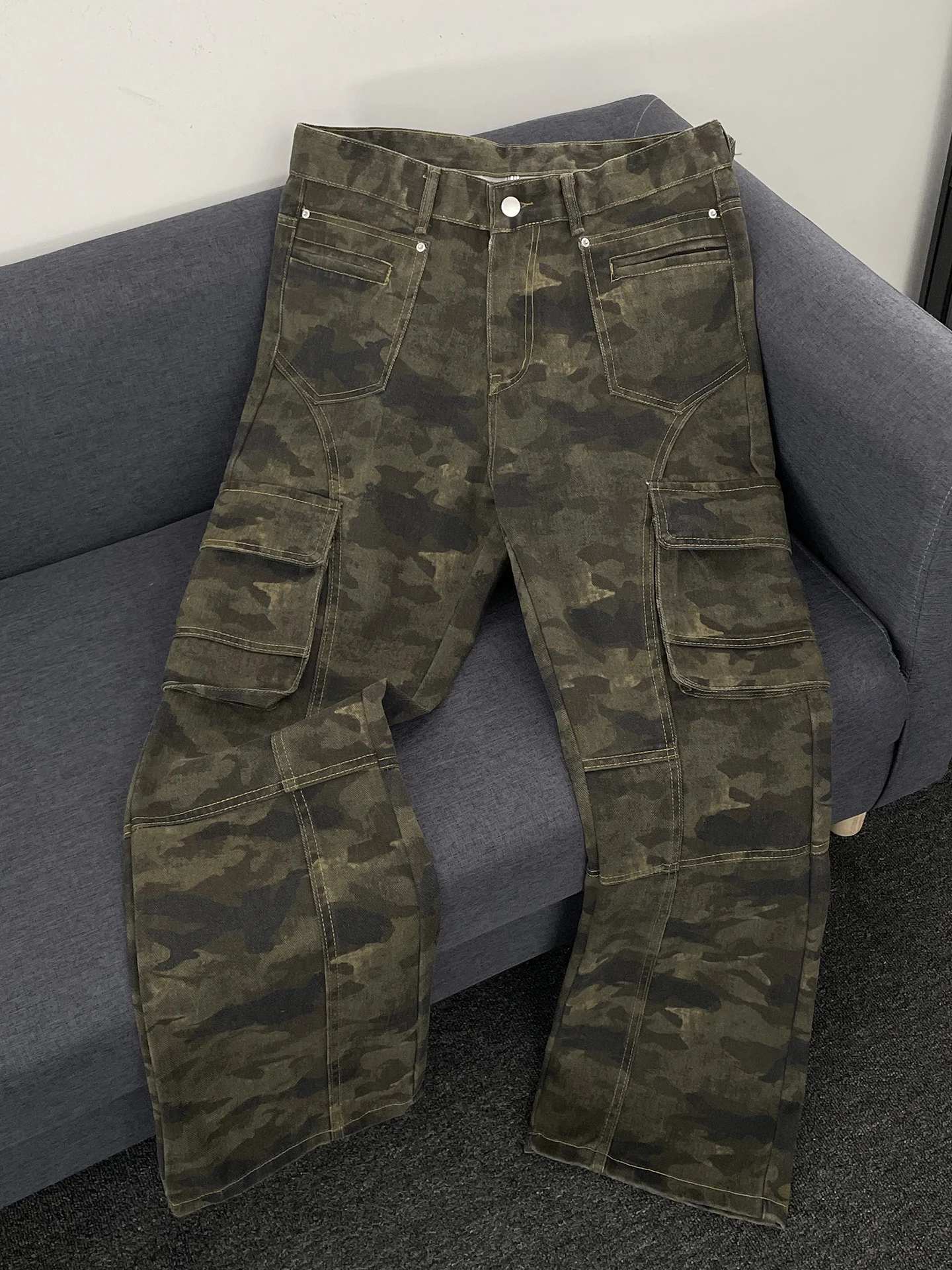 Summer Thin Camouflage Workwear Jeans Men's Micro Flared Waed Retro Casual Trendy Brand Teenage American Sle Straight Leg...
Summer Thin Camouflage Workwear Jeans Men's Micro Flared Waed Retro Casual Trendy Brand Teenage American Sle Straight Leg...
