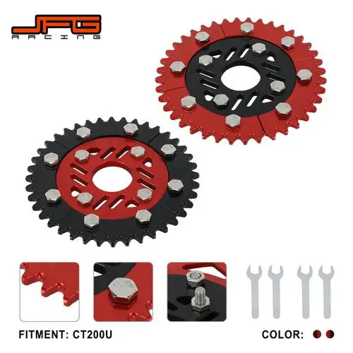 Rear Chain Sprocket 40T For Honda CT 200U 7075 Aluminum Motorcycle Accessories Red Black Fashion Plates Motocross Motor E Bike
Rear Chain Sprocket 40T For Honda CT 200U 7075 Aluminum Motorcycle Accessories Red Black Fashion Plates Motocross Motor E Bike