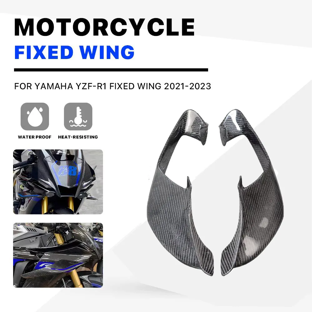 100% Carbon Fiber Side Lower Spoiler,Motorcycle Winglets,R1 Fairing fixed wing,for Yamaha R1 R1M 2020 2020 2022 2023 2024 2025
100% Carbon Fiber Side Lower Spoiler,Motorcycle Winglets,R1 Fairing fixed wing,for Yamaha R1 R1M 2020 2020 2022 2023 2024 2025