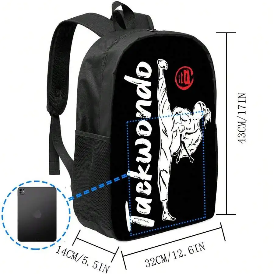 Large Capacity Taekwondo Martial Arts Backpack For Adults - Lightweight Polyester Daypack With Zipper Closure
Large Capacity Taekwondo Martial Arts Backpack For Adults - Lightweight Polyester Daypack With Zipper Closure