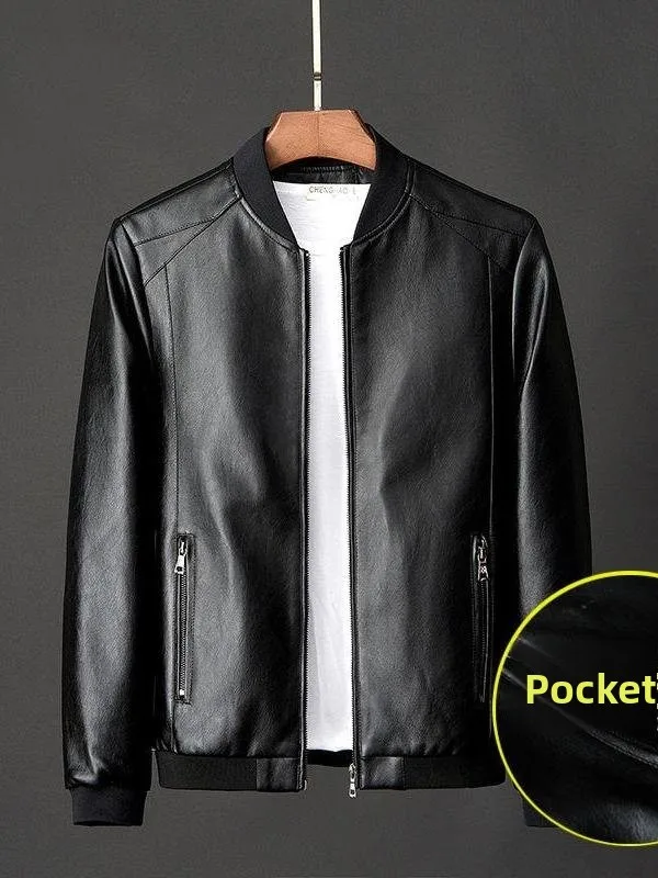 Men's Faion Casual Thiened Fce Lined Biker Sle Leather Jaet Spring Autumn Winter Large Size Long Sve Cleanfit
Men's Faion Casual Thiened Fce Lined Biker Sle Leather Jaet Spring Autumn Winter Large Size Long Sve Cleanfit