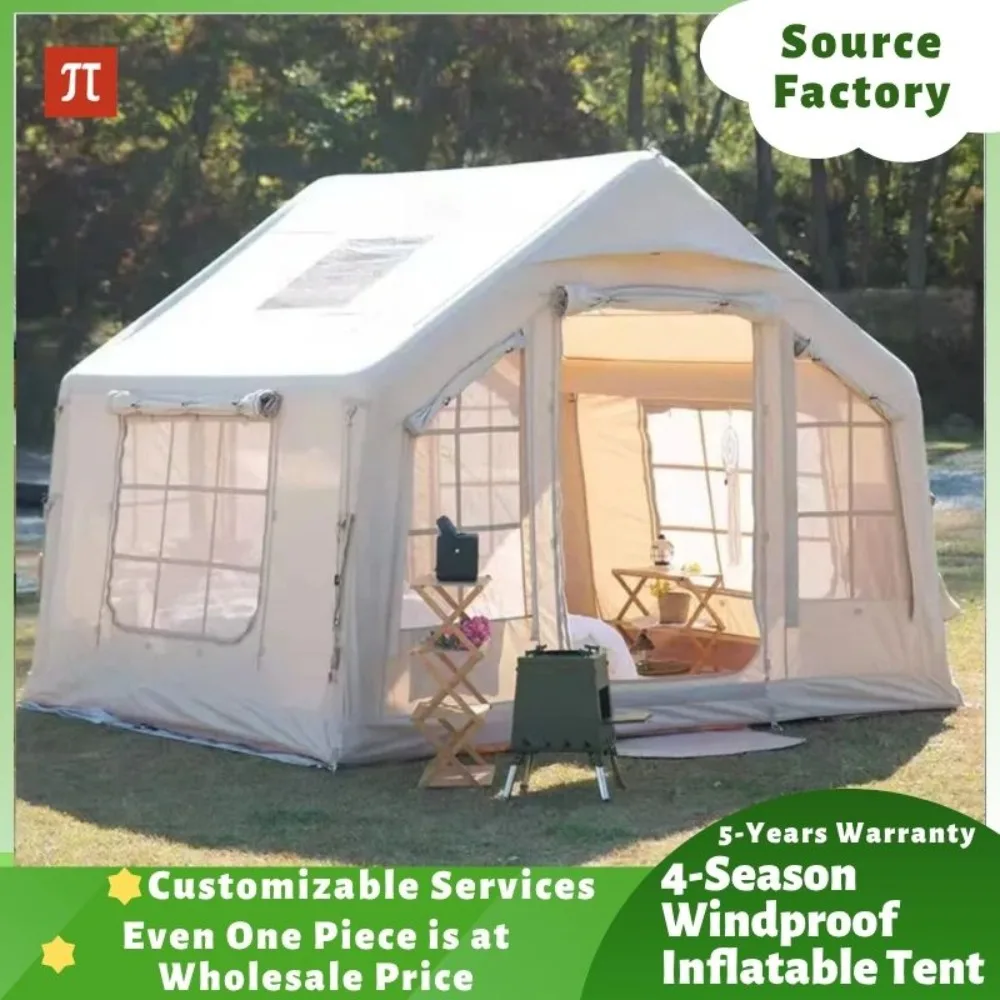Inflatable Tent Extra Large for Camping Glamping Easy Setup 4-Season Windproof Waterproof Blow Up Tent Ideal for Outdoor Adven
Inflatable Tent Extra Large for Camping Glamping Easy Setup 4-Season Windproof Waterproof Blow Up Tent Ideal for Outdoor Adven