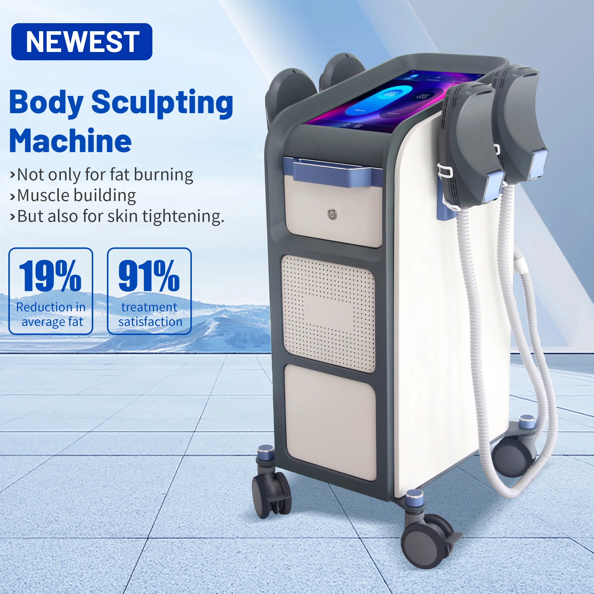 Powerful 6500w rf Machine Body Sculpt Professional Body Contouring Shaping Muscle Stimulator 15 tesl-a
Powerful 6500w rf Machine Body Sculpt Professional Body Contouring Shaping Muscle Stimulator 15 tesl-a