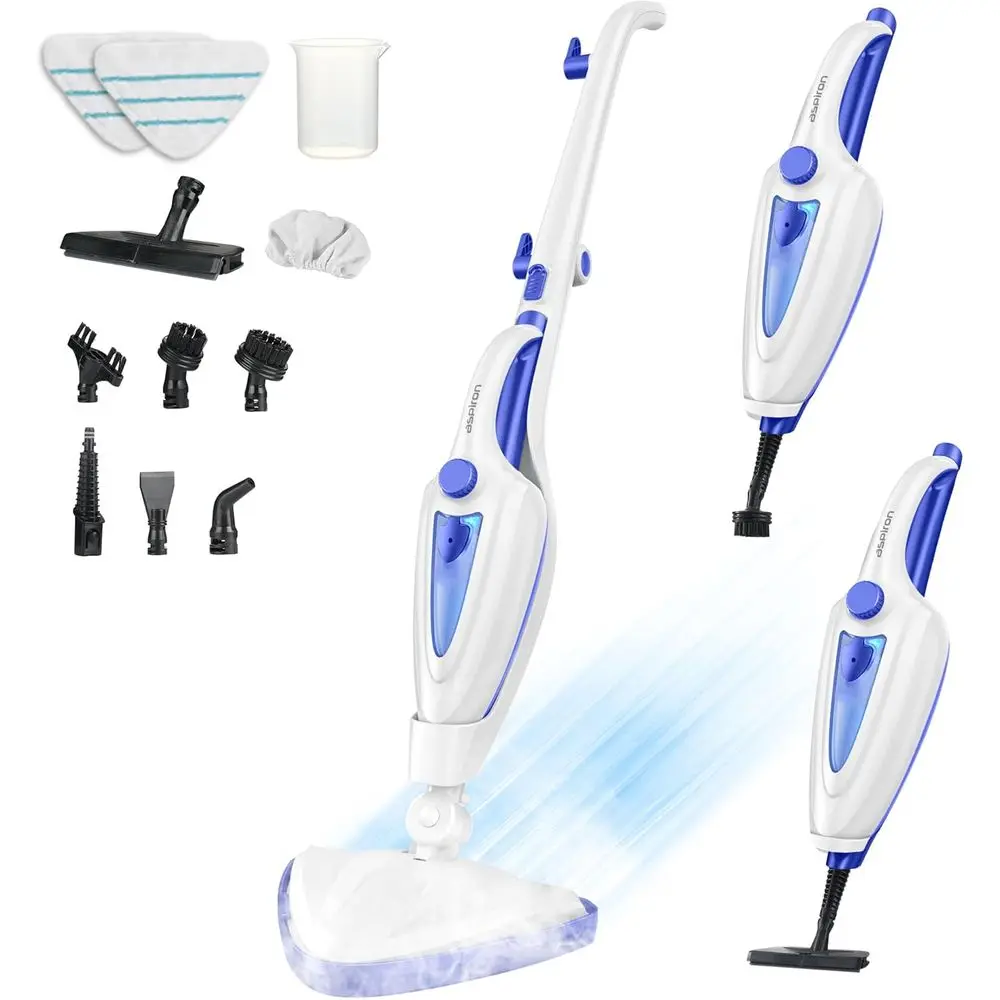 12-in-1 Steam Mop, ast 15-Sec Heat-Up, 1500W Detachable Handheld Steam Cleaner with 2 Dirt Grip Pads, Removes 99.99% Stubborn St
12-in-1 Steam Mop, ast 15-Sec Heat-Up, 1500W Detachable Handheld Steam Cleaner with 2 Dirt Grip Pads, Removes 99.99% Stubborn St