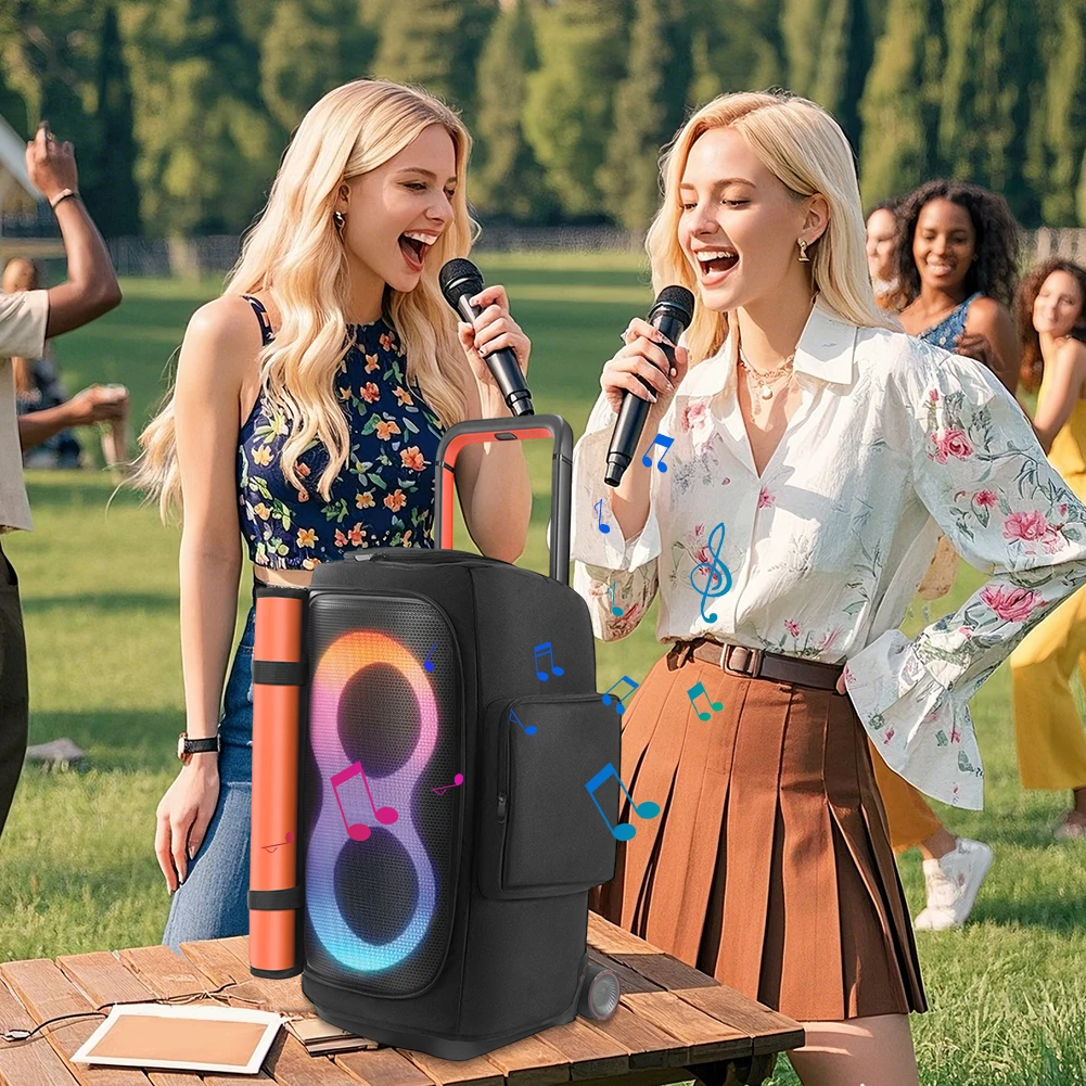 Speaker Carry Cover Anti-Slip Padded Speaker Protective Cover Wear Resist Double-Sided Speaker Storage Bag for PARTYBOX 520
Speaker Carry Cover Anti-Slip Padded Speaker Protective Cover Wear Resist Double-Sided Speaker Storage Bag for PARTYBOX 520