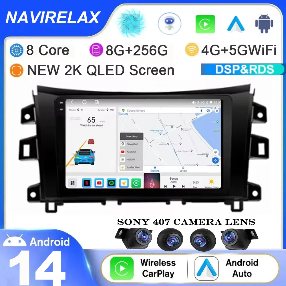 Android 14 Radio For Nissan NAVARA Frontier NP300 2011 - 2018 Car Stereo System Multimedia Player Carplay Auto GPS Navigation
Android 14 Radio For Nissan NAVARA Frontier NP300 2011 - 2018 Car Stereo System Multimedia Player Carplay Auto GPS Navigation
