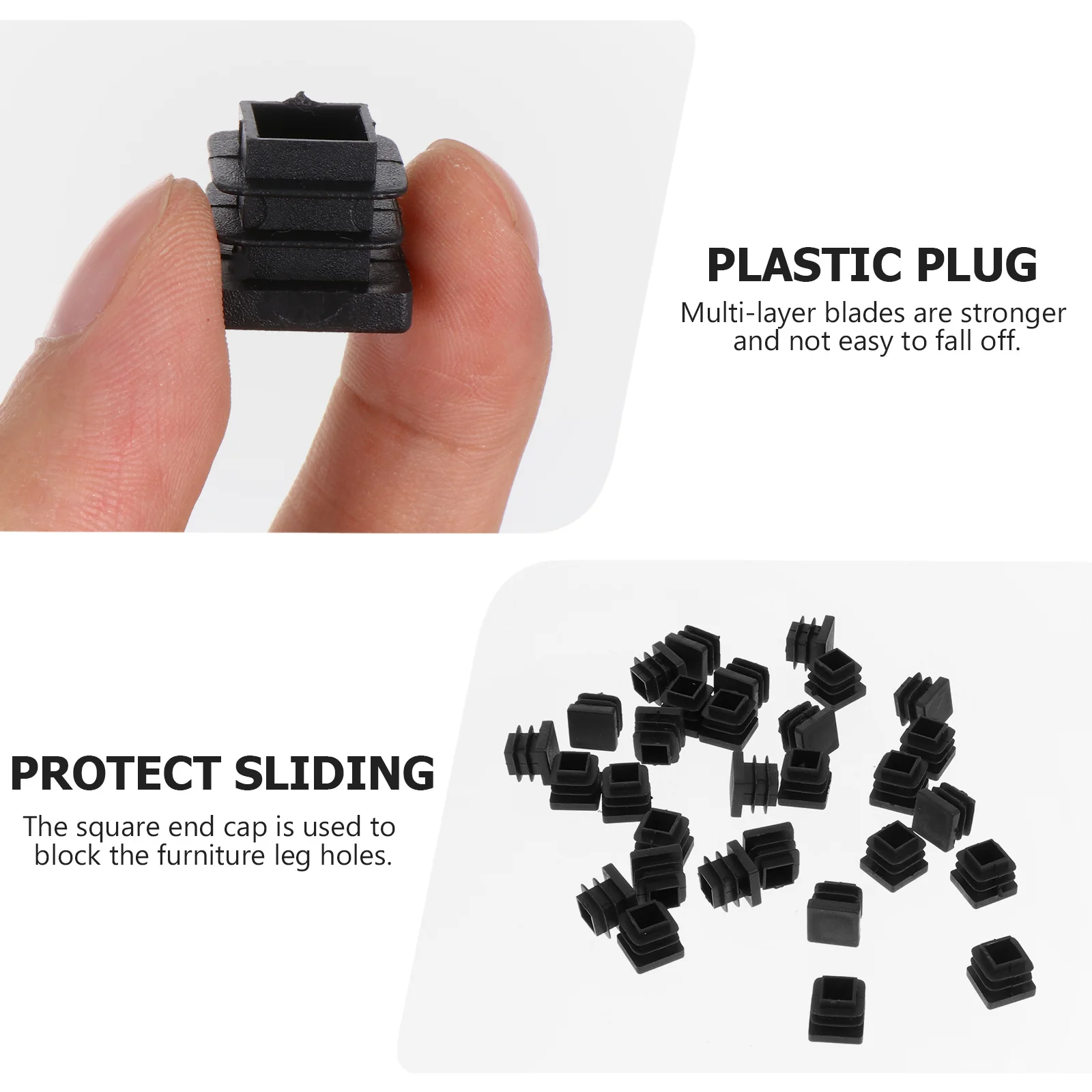 30pcs Plastic Tube Bung Square Bung Chair Glide Insert Furniture Leg Plug Floor Protector Table Leg End Caps Tubing Plug Cap
30pcs Plastic Tube Bung Square Bung Chair Glide Insert Furniture Leg Plug Floor Protector Table Leg End Caps Tubing Plug Cap
