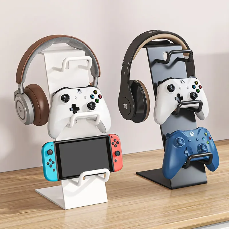 Gamepad bracket desktop storage hanger ps5 xbox switch game console earphone rack creative universal simple and fashionable
Gamepad bracket desktop storage hanger ps5 xbox switch game console earphone rack creative universal simple and fashionable