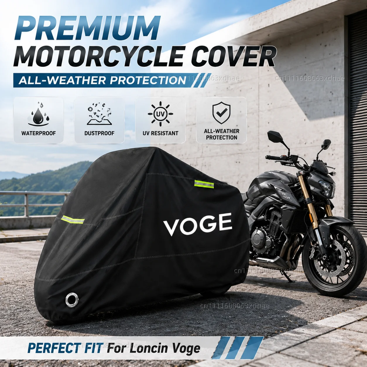 Outdoor Motorcycle Cover Waterproof Full Protection 190T Oxford Cloth For For Loncin Voge DS525X DS900X DSX 525 DSX 900 Voge
Outdoor Motorcycle Cover Waterproof Full Protection 190T Oxford Cloth For For Loncin Voge DS525X DS900X DSX 525 DSX 900 Voge