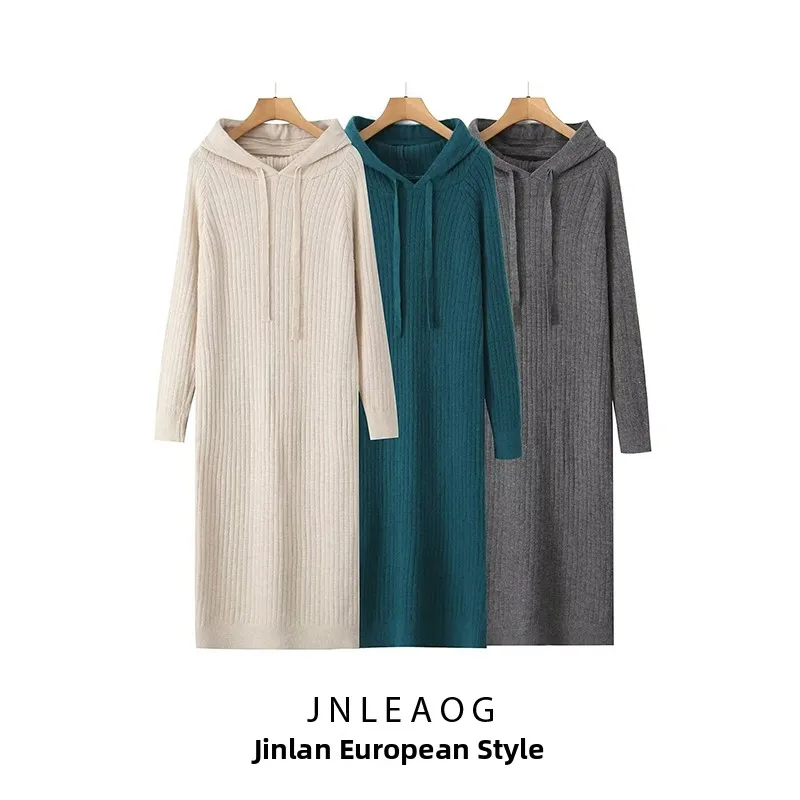 Модный свитер с капюшоном Dr. JNLEAOG: дизайнерская сенсация женской одежды, универсальная модель с длинными рукавами, юбка-фейри, осенний сезон
Модный свитер с капюшоном Dr. JNLEAOG: дизайнерская сенсация женской одежды, универсальная модель с длинными рукавами, юбка-фейри, осенний сезон
