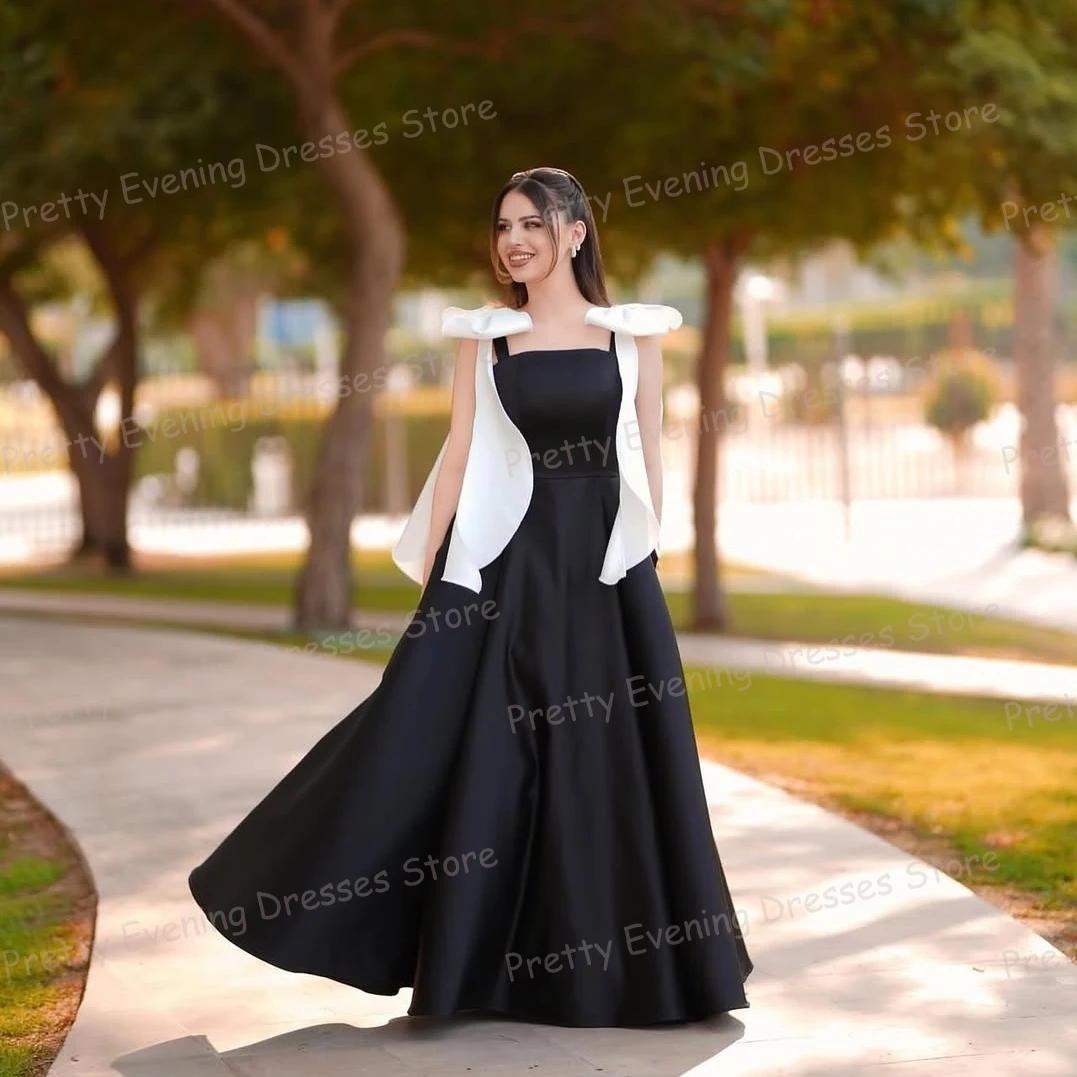 Luxury Black&White A Line Evening Dresses Woman's Sexy Boat Neck Prom Growns Sleeveless Fashion Customized 2025 Vestido De Noche
Luxury Black&White A Line Evening Dresses Woman's Sexy Boat Neck Prom Growns Sleeveless Fashion Customized 2025 Vestido De Noche