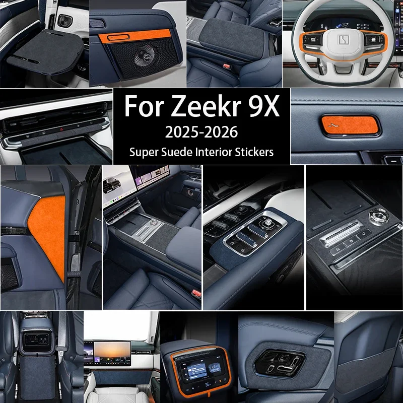 Italian Suede Interior Stickers for ZEEKR 9X 2025 2026 Car Door Window Lift Decal Air Outlet Frame Trim Strip Center Dash Panel
Italian Suede Interior Stickers for ZEEKR 9X 2025 2026 Car Door Window Lift Decal Air Outlet Frame Trim Strip Center Dash Panel