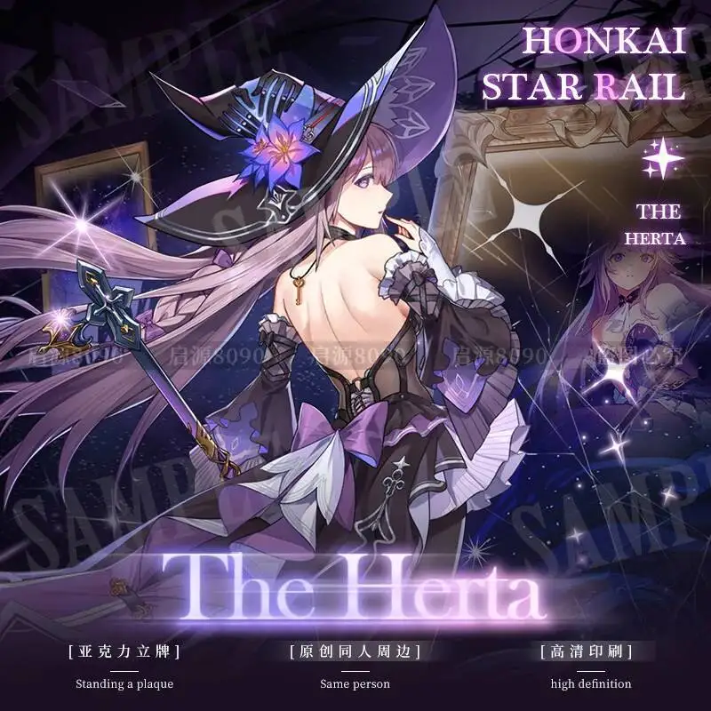 Game Cosplay 20CM Tabletop Decoration The Herta Honkai: Star Rail Scene Acrylic Double Plug Stand Figure Model
Game Cosplay 20CM Tabletop Decoration The Herta Honkai: Star Rail Scene Acrylic Double Plug Stand Figure Model